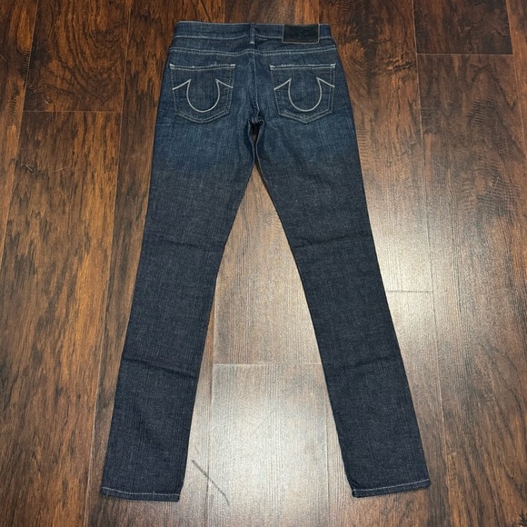 True Religion Brand Jeans Victoria Dark Indigo Skinny Jeans Size 23 NWT - Picture 9 of 12